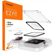 Spigen ProFlex Ez Fit kijelzővédő fólia Apple Watch Series SE (44mm) fekete 2db okosóra kellék