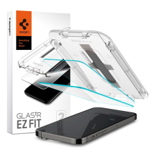 Spigen &quot;Glas.tR SLIM EZ Fit&quot; Apple iPhone 14 Pro Tempered kijelzővédő fólia (2db) mobiltelefon kellék