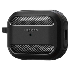 Spigen RUGGED ARMOR Apple AIRPODS PRO 1 / 2 matt FEKETE audió kellék