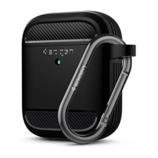 Spigen Rugged Armor Apple AirPods tok fekete (ASD01117) fülhallgató, fejhallgató tok