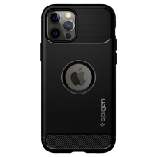 Spigen Rugged Armor Apple iPhone 12/12 Pro tok fekete (ACS01700) (ACS01700) tok és táska