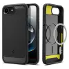 Spigen Rugged Armor Mag MagSafe tok, Apple iPhone 16e / 17e - matt fekete