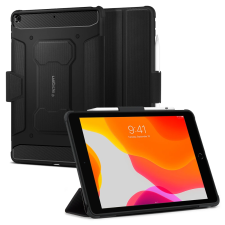 Spigen Rugged Armor Pro Apple iPad Oldalra Nyíló Tok 10.2" Fekete tablet tok