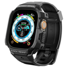 Spigen Rugged Armor Pro Apple Watch Ultra 49 mm-es fekete tok okosóra kellék