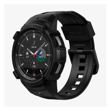 Spigen RUGGED ARMOR PRO pótszíj (egyedi méret. szilikon. ütésállóság + szilikon keret) FEKETE okosóra kellék
