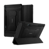 Spigen RUGGED ARMOR PRO tok álló (aktív FLIP, ütésállóság, TRIFOLD, asztali tartó, ceruza tartó) FEKETE [Samsung Galaxy Tab S9 FE LTE (SM-X516)] (ACS06857)