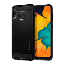 Spigen Rugged Armor Samsung A305 Galaxy A30 Matte Black tok fekete tok és táska
