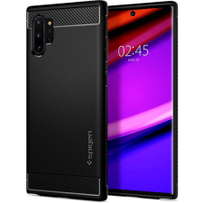 Spigen Rugged Armor Samsung Galaxy Note 10+ fekete tok tok és táska