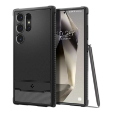 Spigen Rugged Armor Samsung Galaxy S24 Ultra Tok - Fekete tok és táska