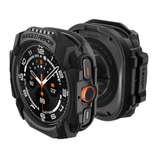 Spigen Rugged Armor Samsung Galaxy Watch Ultra tok, Matte Black, fekete okosóra kellék