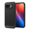 Spigen RUGGED ARMOR szilikon telefonvédő (ütésállóság, légpárnás sarok, karbon minta, MagSafe) FEKETE Google Pixel 9a