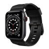 Spigen Rugged Band Apple Watch 44/42mm szilikon szíj, fekete