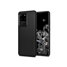 Spigen Samsung G988F Galaxy S20 Ultra ütésálló hátlap - Spigen Liquid Air - fekete tok és táska