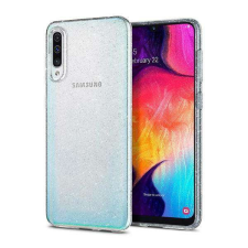 Spigen SAMSUNG Galaxy A30s, A50, A50s, SPIGEN LIQUID CRYSTAL szilikon mobiltok, Átlátszó tok és táska