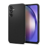 Spigen Samsung Galaxy A35 5G (SM-A356) liquid air szilikon telefonvédő (ütésállóság, légpárnás sarok, rombusz) fekete