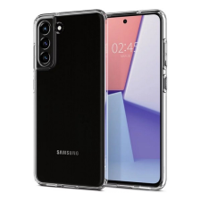 Spigen Samsung Galaxy S21 FE (SM-G990) liquid crystal szilikon védő (közepesen ütésálló, légpárnás sarok) átlátszó tok és táska