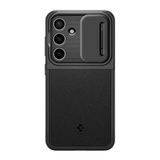 Spigen SAMSUNG Galaxy S24 5G (SM-S921), SPIGEN OPTIK ARMOR mobiltok, Fekete tok és táska