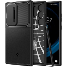 Spigen Samsung Galaxy S24 Ultra Optik Armor Black tok tok és táska