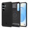 Spigen Samsung Galaxy S25 (SM-S931)  core armor mag szilikon védő (ütésálló, érdes felület, magsafe) fekete