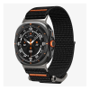 Spigen Samsung Galaxy Watch Ultra eSIM 47mm (SM-L705) durapro flex pótszíj (egyedi méret, textil, állítható) fekete