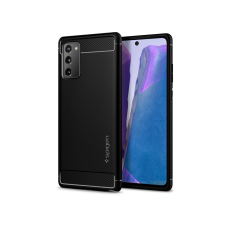 Spigen Samsung N980F Galaxy Note 20 ütésálló hátlap - Spigen Rugged Armor - fekete tok és táska