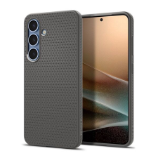 Spigen Samsung S25 SPIGEN LIQUID AIR szilikon telefonvédő ütésállóság, rombusz, SÖTÉTSZÜRKE tok és táska