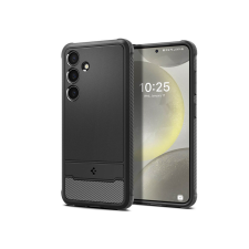 Spigen Samsung SM-S921 Galaxy S24 ütésálló hátlap - Spigen Rugged Armor - fekete tok és táska