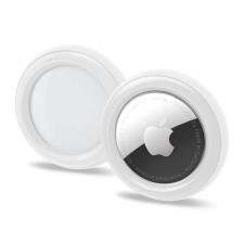 Spigen Silicone Fit Apple AirTag tok, fehér (2db) tok és táska
