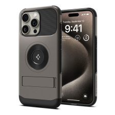 Spigen Slim Armor Apple iPhone 15 Pro tok, Gunmetal, szürke tok és táska