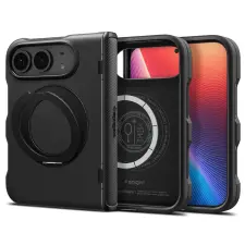 Spigen Slim Armor Pro S iPhone 18 Fold fekete MagSafe tok tok és táska