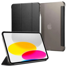 Spigen Smart Fold bőr hatású tok iPad 10.9 fekete tablet tok