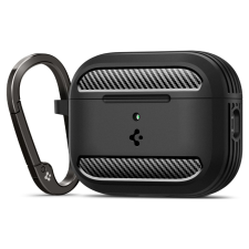 Spigen Spigen Rugged Armor AirPods Pro 3 matt fekete tok fülhallgató, fejhallgató tok