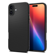 Spigen Telefontok iPhone 16 Plus - SPIGEN LIQUID AIR - fekete szilikon tok tok és táska