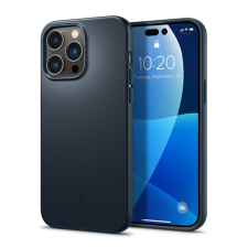 Spigen Thin Fit Apple iPhone 14 Pro Max tok, Metal Slate, sötétkék, sötétkék tok és táska