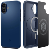 Spigen THIN FIT MAG tok iPhone 16 készülékhez – MagSafe, tengerészkék