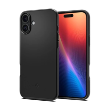 Spigen Thin Fit MagFit iPhone 16 Plus MagSafe kompatibilis tok fekete ACS08060 tok és táska