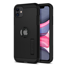 Spigen Tough Armor Apple iPhone 11 tok, Black, fekete tok és táska