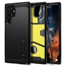 Spigen Tough Armor, black - Samsung Galaxy S22 Ultra tok és táska