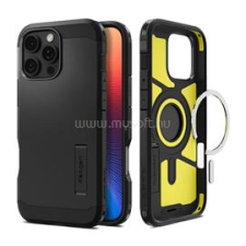 Spigen TOUGH ARMOR MAG műanyag telefonvédő (ütésállóság, MagSafe) FEKETE (ACS08013) tok és táska