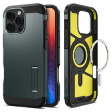 Spigen Tough Armor MagFit iPhone 16 Pro tok zöld-fekete (ACS08148) tok és táska