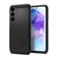 Spigen TOUGH ARMOR műanyag telefonvédő (szilikon keret, ütésállóság, kitámasztó) FEKETE tok és táska