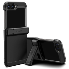 Spigen Tough Armor Pro tok kitámasztóval Samsung Galaxy Z Flip6 fekete tok és táska