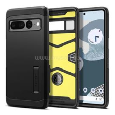 Spigen TOUGH ARMOR szilikon telefonvédő (ütésállóság, kitámasztó) FEKETE (ACS04728) tok és táska
