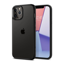 Spigen Ultra Hybrid, Apple iPhone 12/12 Pro, Fekete, Polikarbonát tok és táska