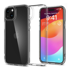 Spigen Ultra Hybrid Apple iPhone 15 Plus tok, Crystal Clear átlátszó tok és táska