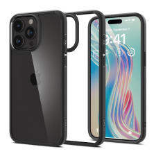 Spigen Ultra Hybrid Apple iPhone 15 Pro Max tok, Matte Black, fekete tok és táska