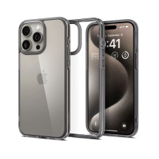 Spigen Ultra Hybrid Apple iPhone 15 Pro Tok - Átlátszó/Fekete (ACS07213) tok és táska