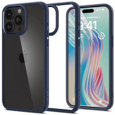 Spigen Ultra Hybrid Apple iPhone 15 Pro Tok - Átlátszó/Tengerészkék tok és táska