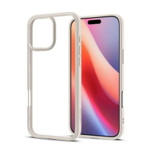 Spigen Ultra Hybrid Apple iPhone 16 Pro Max tok, Natural Titanium, átlátszó-bézs tok és táska