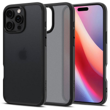 Spigen Ultra Hybrid Frost Black iPhone 16 Pro tok tok és táska
